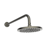 Abey Gareth Ashton Brass Horizontal Shower Arm and Rose - Gun Metal